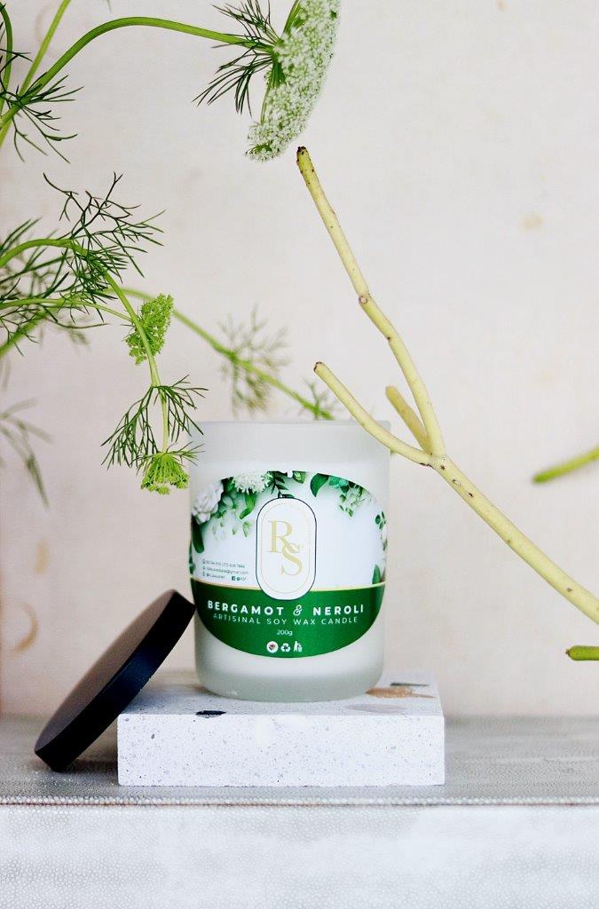 Rs² Candle – Bergamont & Neroli 200gr