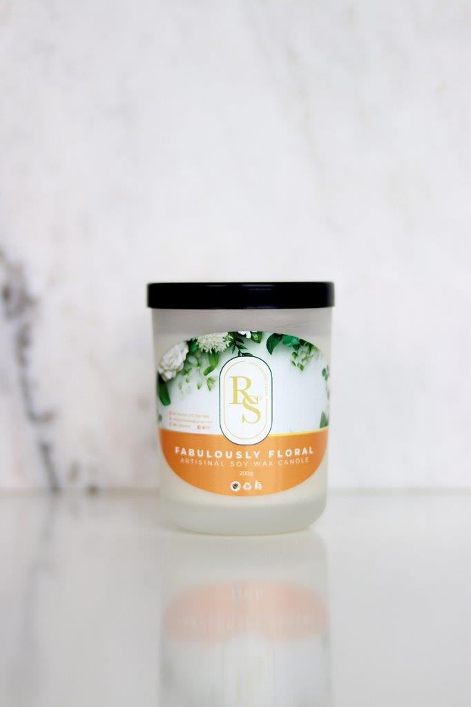 candle 200g fabulously floral Rs² Candle – Fabulously Floral 200gr