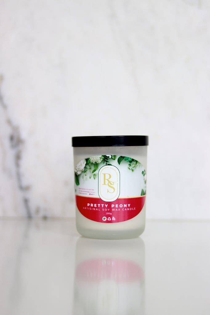 candle 200g pretty peony Rs² Candle – Pretty Peony 200gr