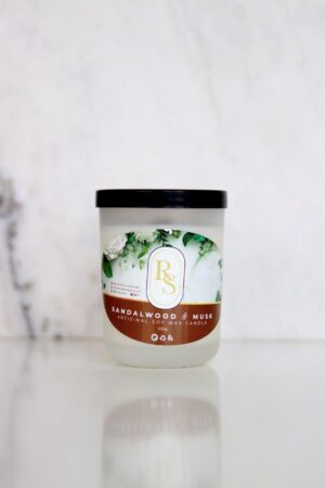 Rs² Candle – Sandalwood & Musk 200gr