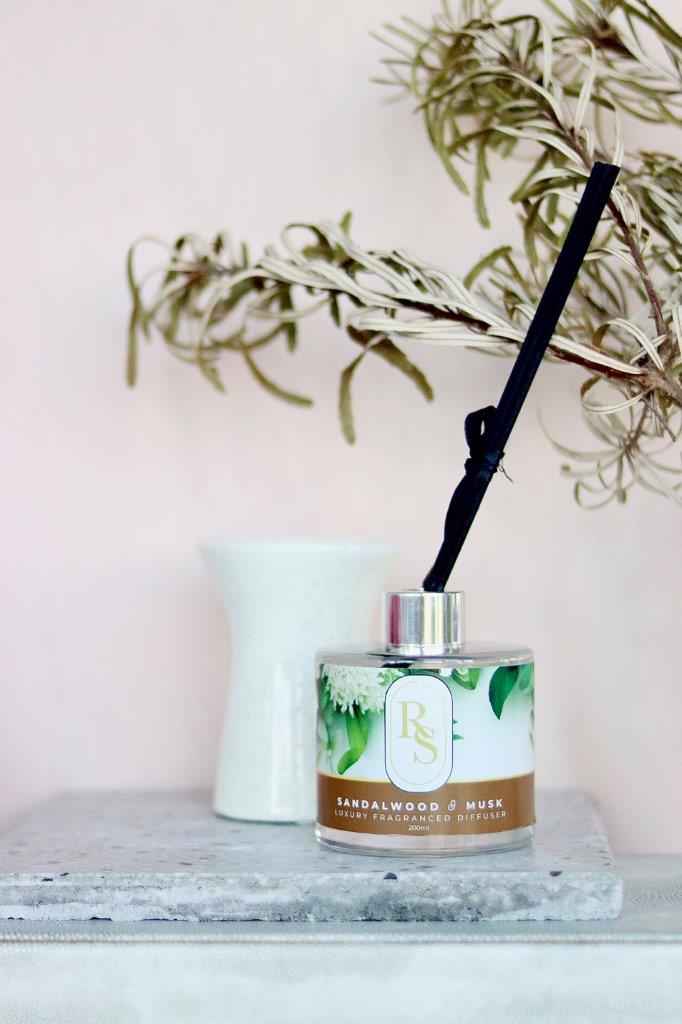 RS² Reed Diffuser 200ml Sandalwood and Musk