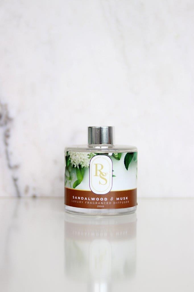 RS² Reed Diffuser 200ml Sandalwood and Musk